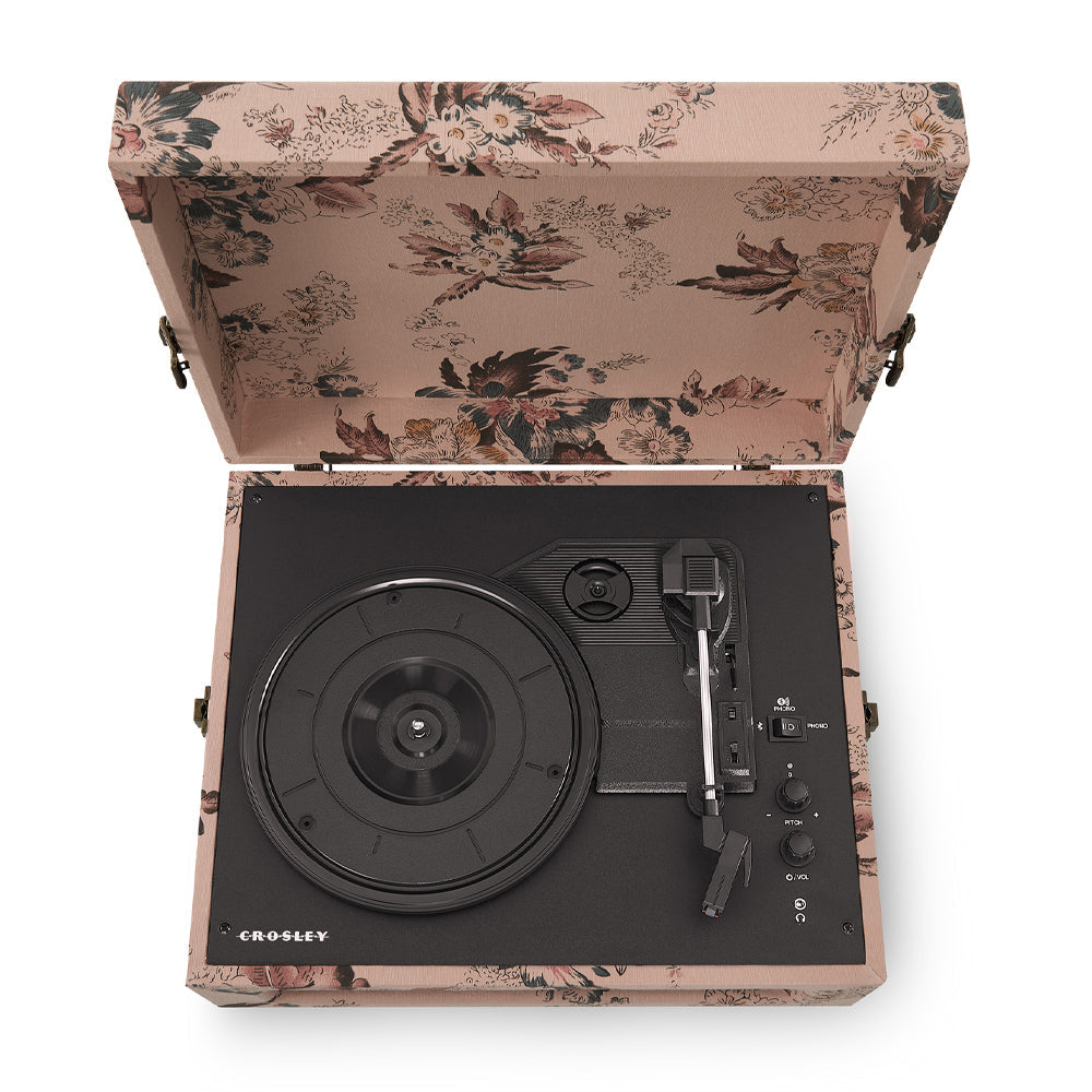 Crosley Voyager Bluetooth Portable Turntable - Floral