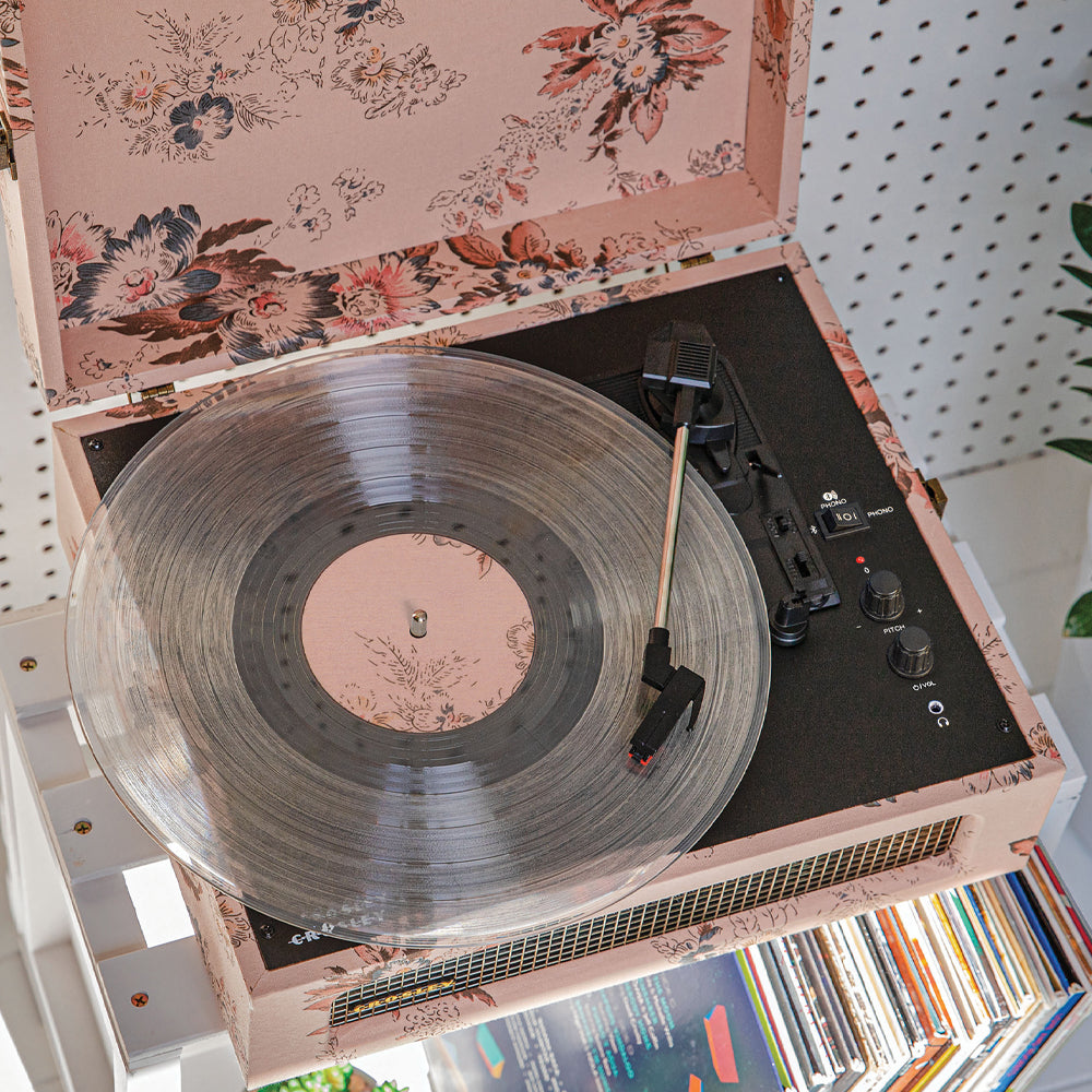 Crosley Voyager Bluetooth Portable Turntable - Floral