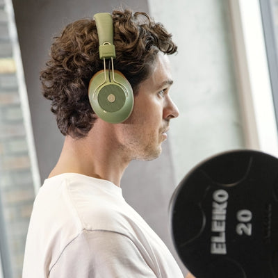 Kreafunk Abeat Qi Bluetooth Headphones W/ Anc - Urban Green