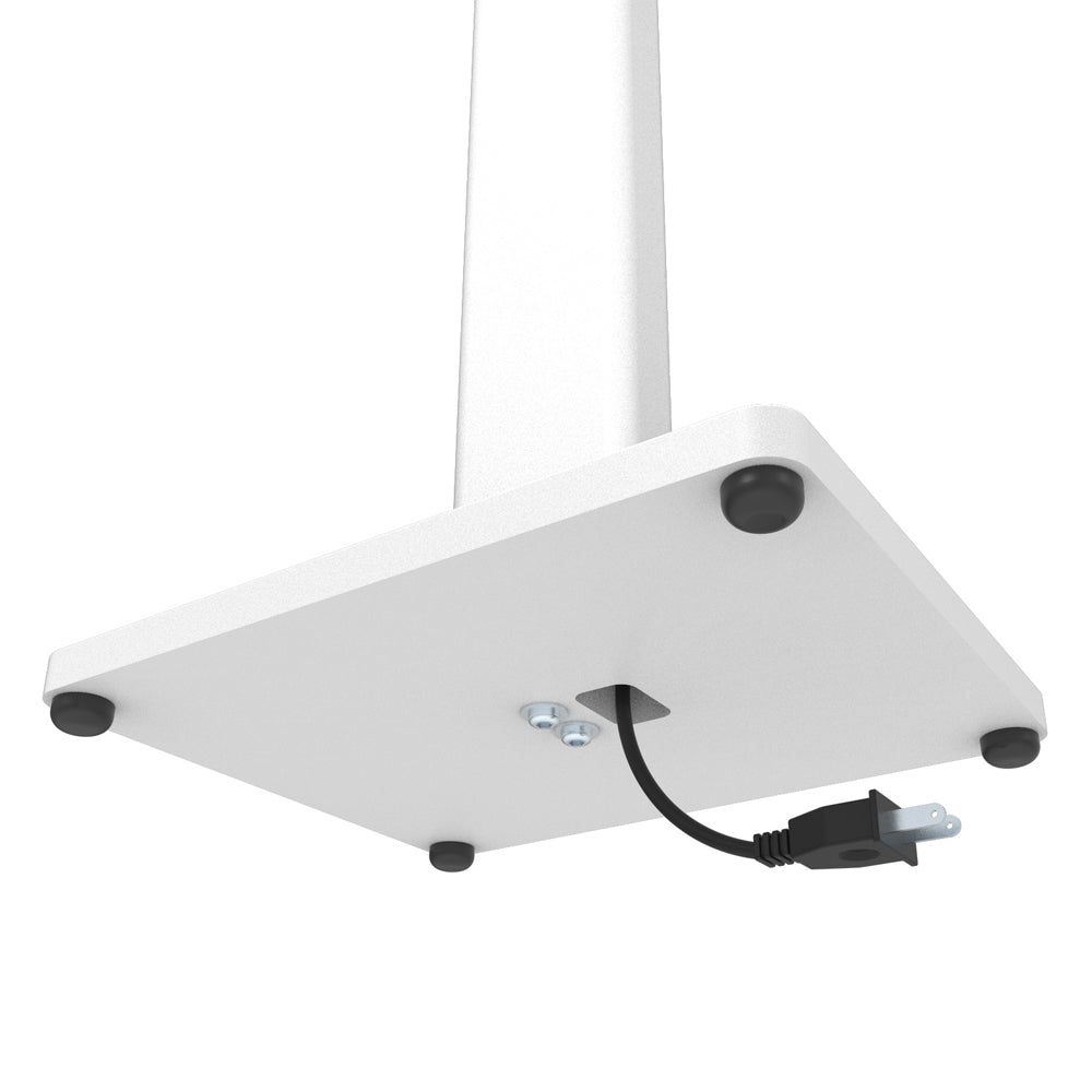 Kanto ST28W 28" Universal Bookshelf Speaker Floor Stand - White, Pair