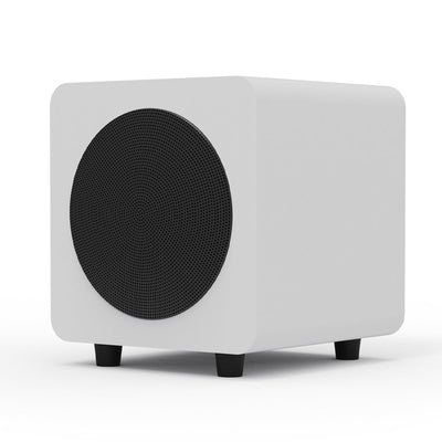 Kanto SUB6 200W 6" Sealed Powered Subwoofer, Matte White