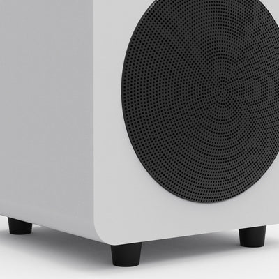 Kanto SUB6 200W 6" Sealed Powered Subwoofer, Matte White
