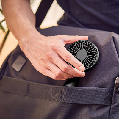 Lexon Wino Mini Portable Fan - Black