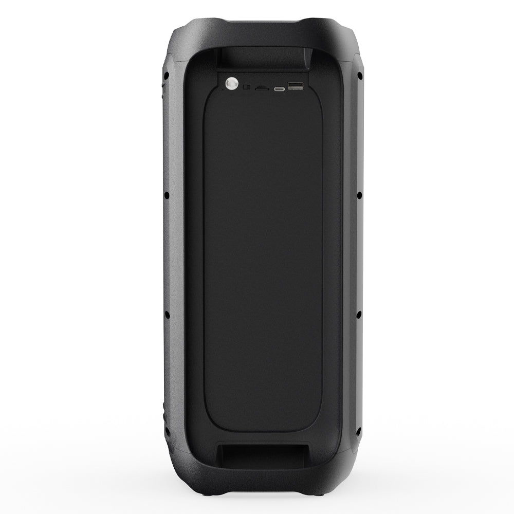 Majority PS200 - Party Speaker 80w Bluetooth Karaoke-DJ-Party-PA System - Black