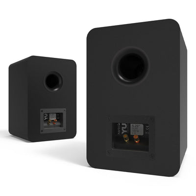 Kanto YU Passive 5.25" Speakers with 1" Silk Dome Tweeter and 5.25" Kevlar Woofer - Black, Pair