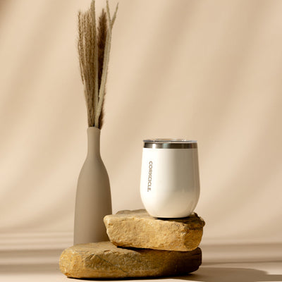 Corkcicle Stemless - 355ml Walnut Wood