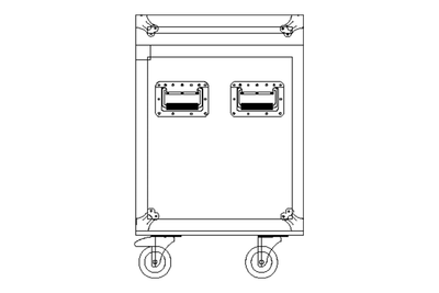 Event Lighting MCASE2VLS - Road Case for Hybrid Moving Head