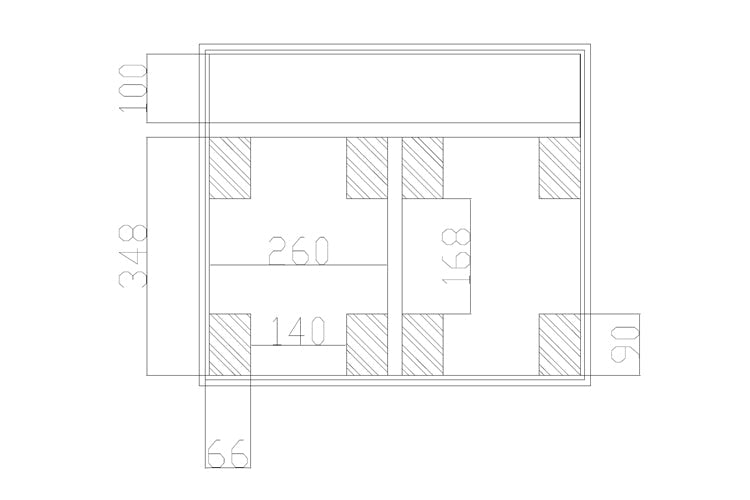 Event Lighting MCASE2W740 - Road Case for Moving Head M7W40RGBW