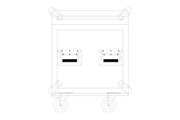 Event Lighting MCASE2W740 - Road Case for Moving Head M7W40RGBW