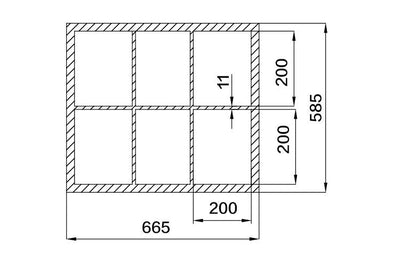 Event Lighting PAR9CASEWC - Road Case for PAR9X15O