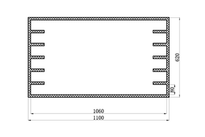 Event Lighting PIXBAR12CASE6WC - Road Case for Pixbar