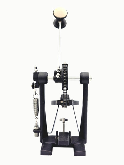 Single Bass Drum Kick Pedal  Chain Drive Dual Beater