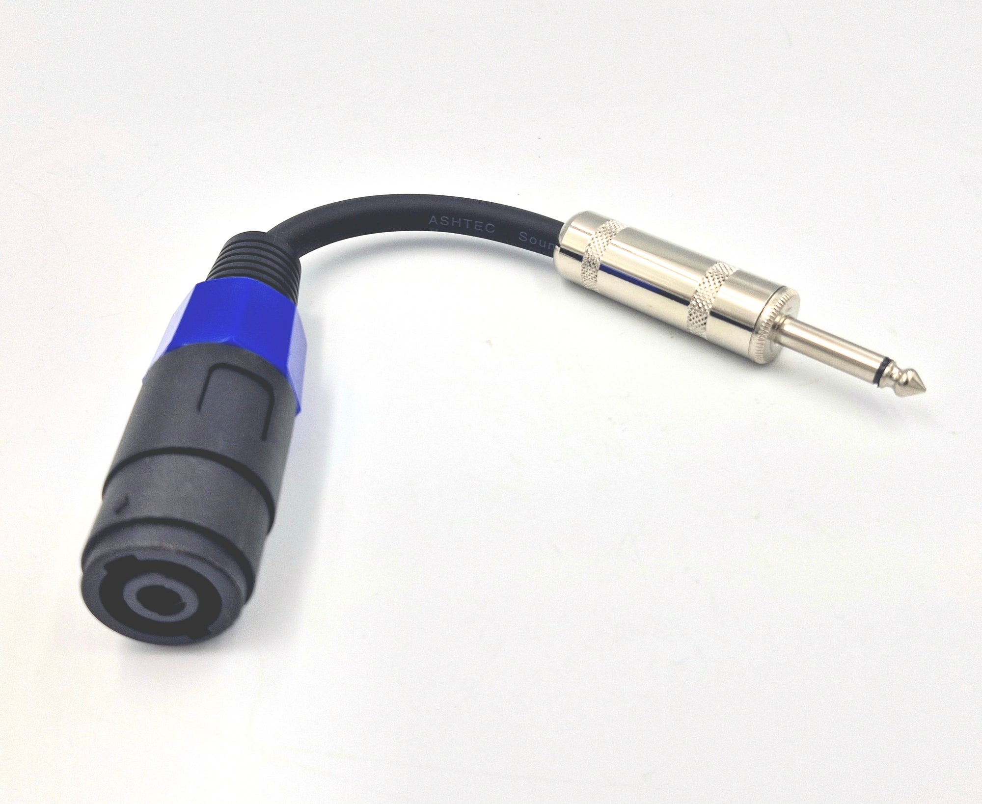Australian Made Speakon female to 1/4 inch Jack male flexible adapter – heavy duty