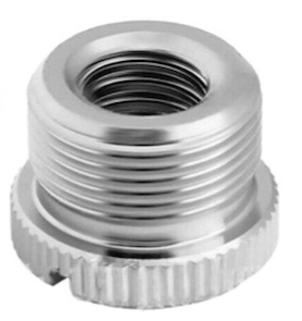 3/8" internal to 5/8" external metal mic stand adapter