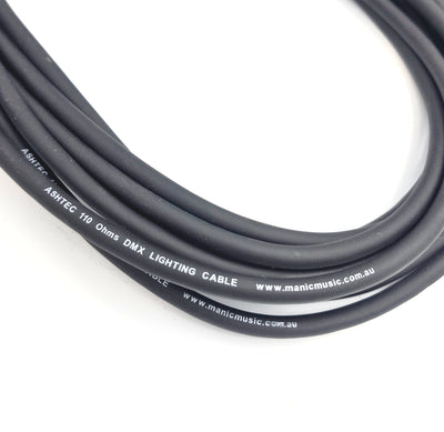 110 Ohms DMX Cable Custom Australian Made 3 Pin XLR 0.5m 1m 2m 3m 5m 10m 20m 30m