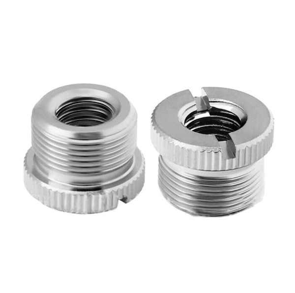 3/8" internal to 5/8" external metal mic stand adapter