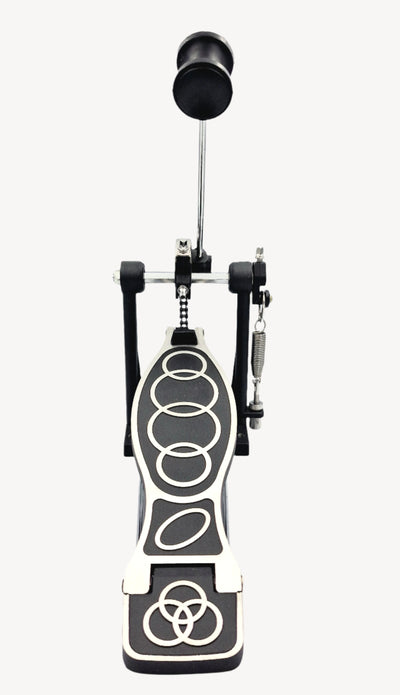 Single Bass Drum Kick Pedal  Chain Drive Dual Beater