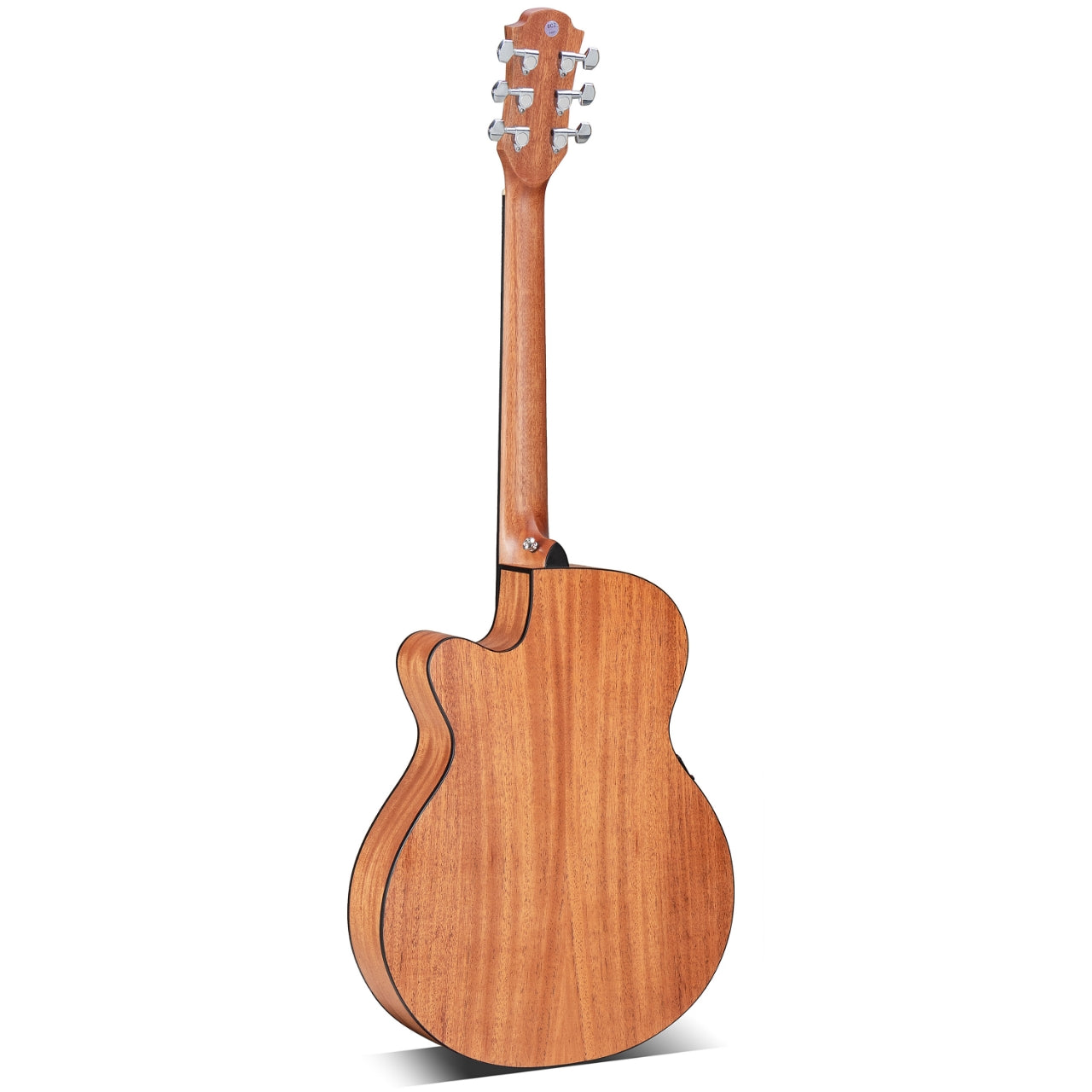 Acoustic Electric 39" Guitar SlimBody Full Mahogany Natural Wood Finish