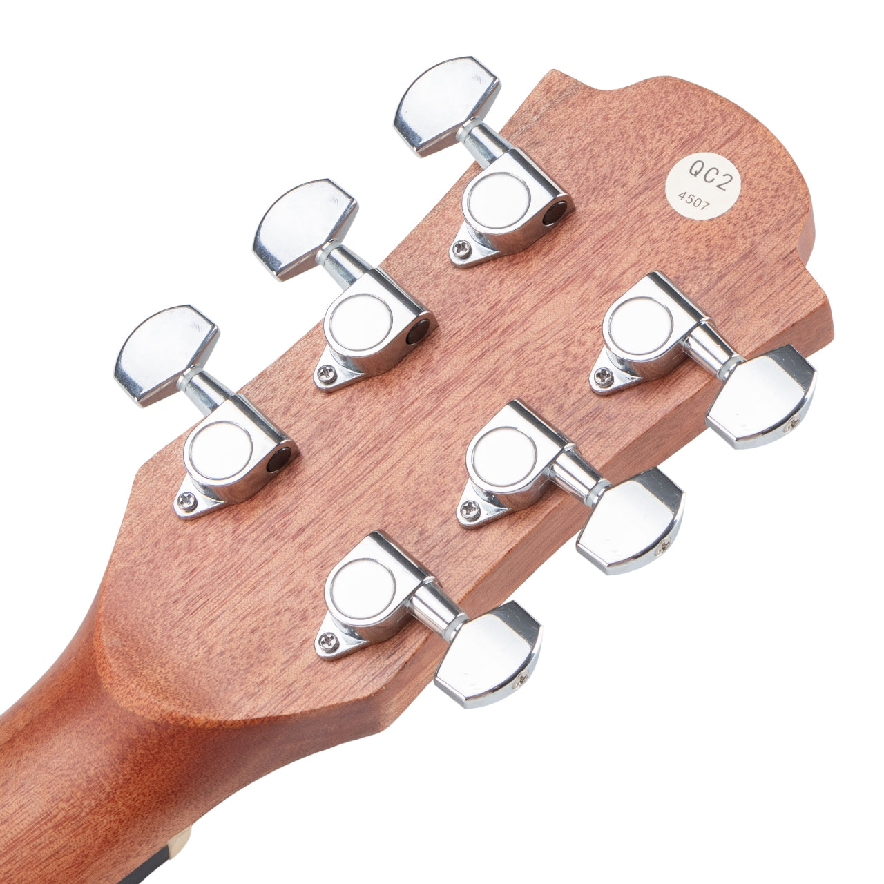 Acoustic Electric 39" Guitar SlimBody Full Mahogany Natural Wood Finish