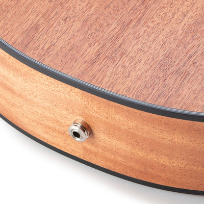 Acoustic Electric 39" Guitar SlimBody Full Mahogany Natural Wood Finish