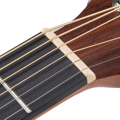 Acoustic Electric 39" Guitar SlimBody Full Mahogany Natural Wood Finish