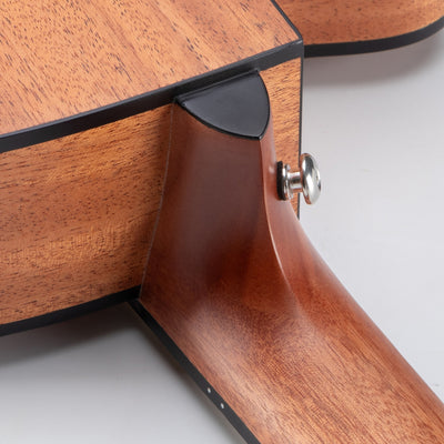 Acoustic Electric 39" Guitar SlimBody Full Mahogany Natural Wood Finish