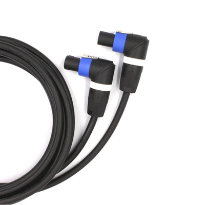 Speakon to Speakon Right Angle or 1/4" or XLR Female Male Speaker Cable Lead Thick Australian Made 2.5mm 13AWG