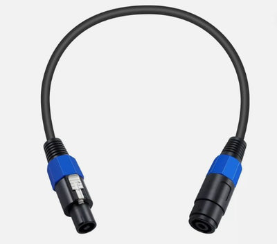 Australian Made Speakon Male / Speakon Female Extender Audio Adapter Lead Cable 2 core or 4 core