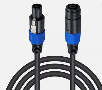 Australian Made Speakon Male / Speakon Female Extender Audio Adapter Lead Cable 2 core or 4 core