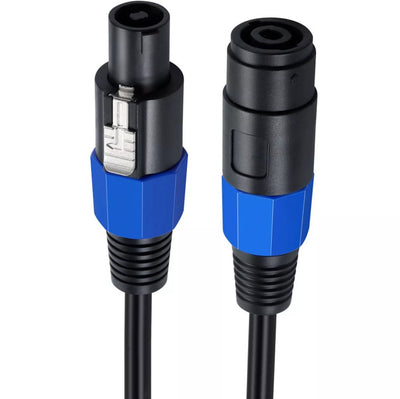 Australian Made Speakon Male / Speakon Female Extender Audio Adapter Lead Cable 2 core or 4 core