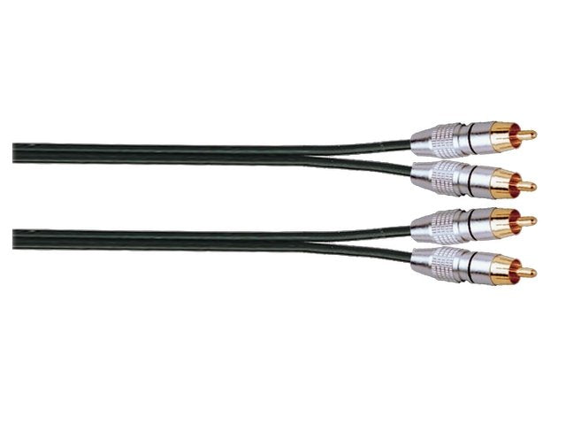 Event Lighting SRSRSL1 - 2 x RCA-M to 2 x RCA-M Heavy Duty Signal Lead (1.5m)