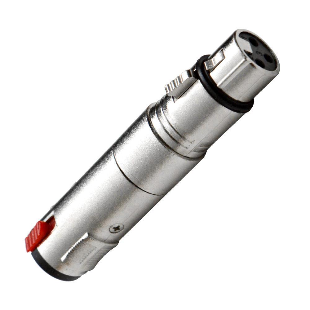 Adapter XLR Male or Female to 1/4" Female TRS or TS Jack Socket Converter Auto Switching