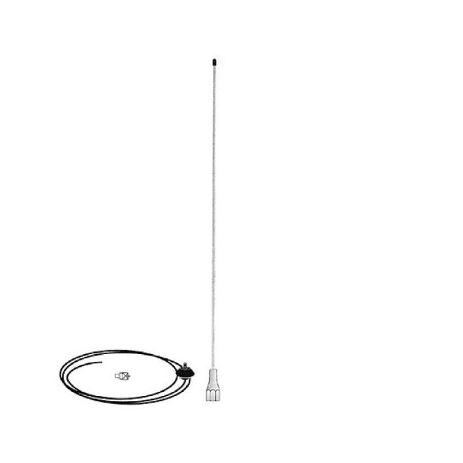 SWP - VHF STAINLESS STEEL ANTENNA - 630MM 108-185MHZ - ROJONE