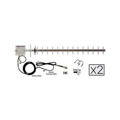 DB1800 DUAL 16DBI 4G LTE ANTENNA KIT 1800MHZ YAGI TELSTRA METRO DUAL-FME-DB1800-16-1