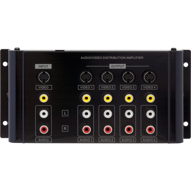 PRO1047 4 WAY AV DISTRIBUTION AMP S-VIDEO COMPOSITE STEREO PRO2 A-1047