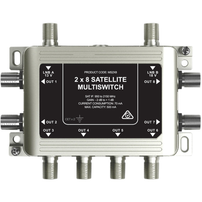 MS2X8 - MULTISWITCH 2 WIRE 8 OUT - FOX APP. F30941 - JONSA - JONSA