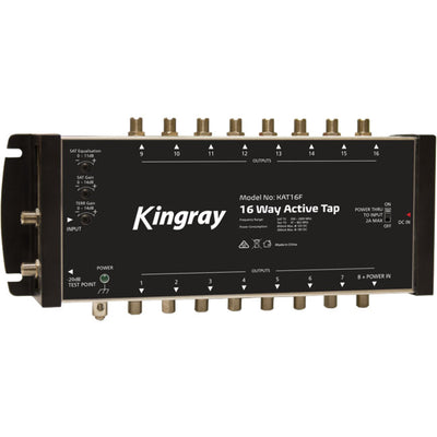 KAT16F 16 PORT ACTIVE TAP 47-2400 MHz F31010 KINGRAY KAT16F