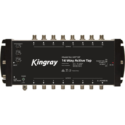 KAT16F 16 PORT ACTIVE TAP 47-2400 MHz F31010 KINGRAY KAT16F