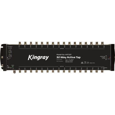KAT32F 32 PORT ACTIVE TAP 47-2400 MHz GAIN AND SLOPE CONTROL KINGRAY KAT32F