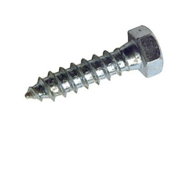 CS38 - 40MM X 10MM COACH SCREW - ZINC PLATED
