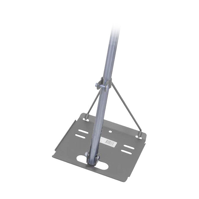 TRMIRONGR IRON / TIN ROOF TRIPOD MOUNT GREY BASE WITH 1.2M GAL MAST OGG LABS TRMIRONGR