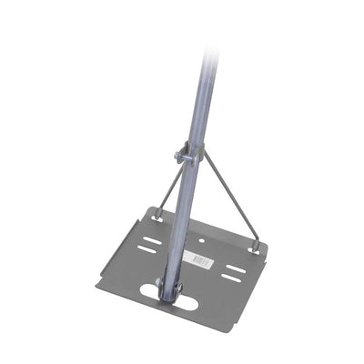 TRMIRONGR IRON / TIN ROOF TRIPOD MOUNT GREY BASE WITH 1.2M GAL MAST OGG LABS TRMIRONGR