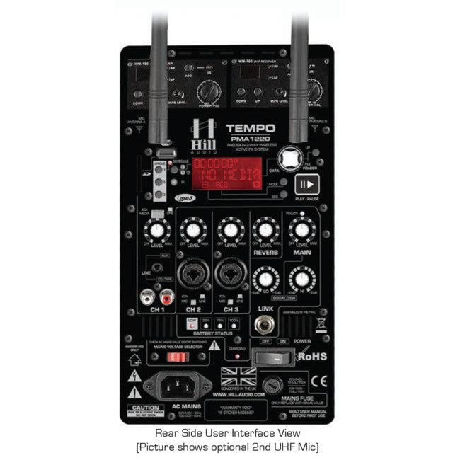 PMA1020 HILL AUDIO PORTABLE PA AMP HILL AUDIO