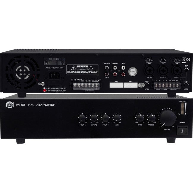 PA60 60W MULTIPLEX AMPLIFIER SHOW 01455090
