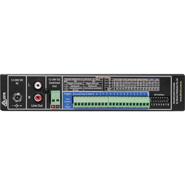 A1741B TONE GENERATOR & MESSAGE PLAYER WITH SD CARD REDBACK A1741B