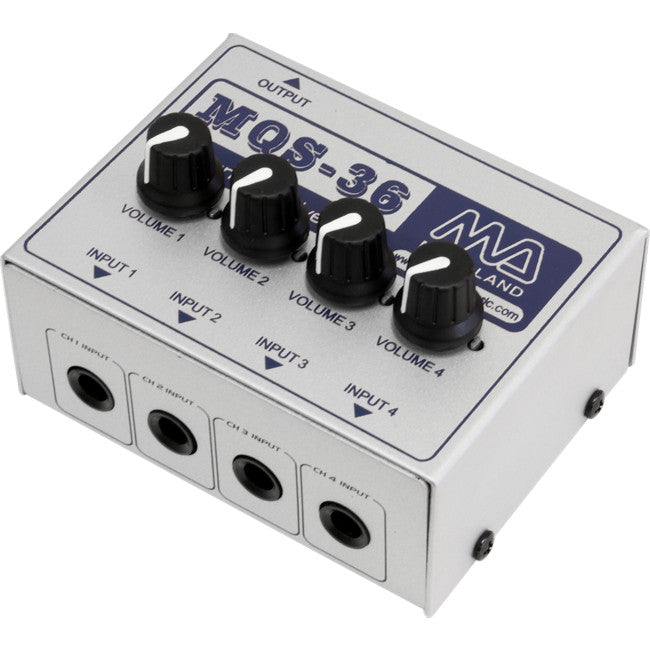 MQS36 4CH PASSIVE MIXER LINE OR INSTRUMENT LEVEL MCLELLAND