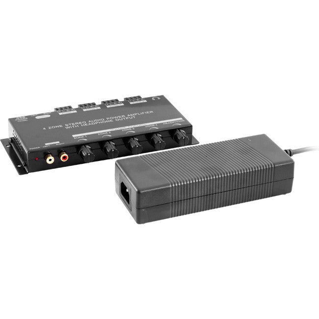 PRO1300 4 ZONE STEREO POWER AMPLIFIER AUDIO WITH HEADPHONE OUT PRO2 A-1300