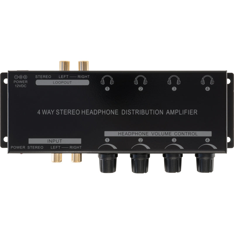 PRO1340 4-WAY HEADPHONE AMPLIFIER WITH LOOP OUT PRO2 A-1340