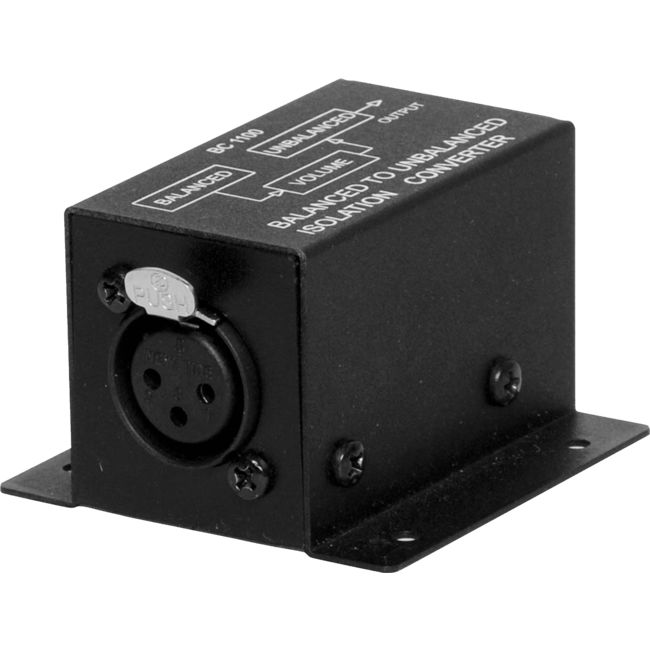 A2513 XLR TO RCA CONVERTER BALANCED TO UNBALANCED A2513