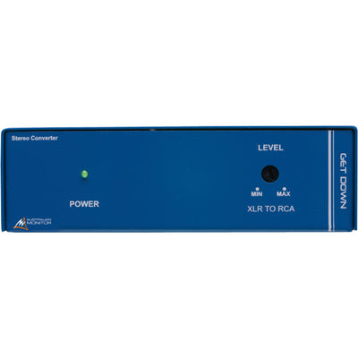 GETDOWN DUAL XLR TO RCA CONVERTER AUSTRALIAN MONITOR AUSTRALIAN MONITOR 01458380